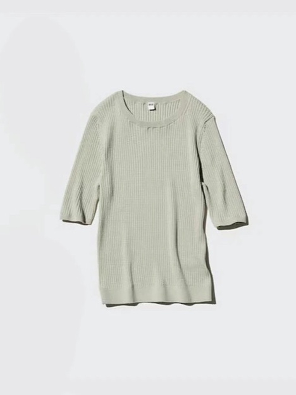 UNIQLO | 100% Wool | Merino Ribbed Sweater | Half Sleeve